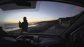 A Beautiful Sunrise While Driving To Work In Whitley Bay