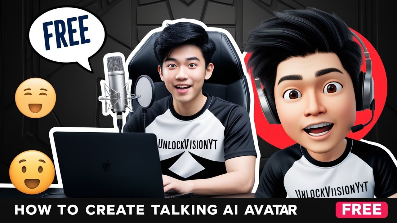 how to create talking AI avatar free - YouTube