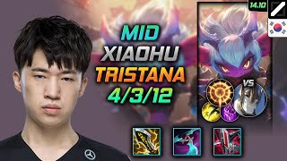 Tristana Mid Build Xiaohu Infinity Edge Press the Attack - LOL KR Master Patch 14.10