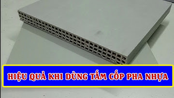 Hiệu quả khi sử dụng tấm cốp pha nhựa