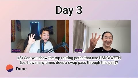 Day 3: How to find top routing paths that use a USDC/WETH in Uniswap v2