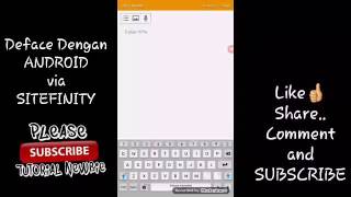 TUTORIAL DEFACE LEWAT ANDROID TERBARU