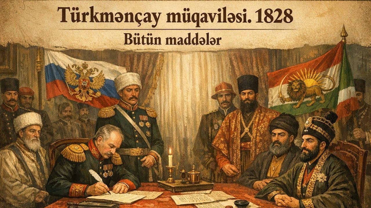 Türkmənçay müqaviləsi. 10 fevral 1828-ci il.