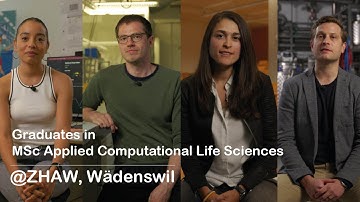 Graduates in MSc Applied Computational Life Sciences @ZHAW, Wädenswil