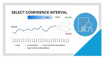 Forecast in Excel with Dynamic Confidence Intervals | Excel Forecast Sheet Tutorial