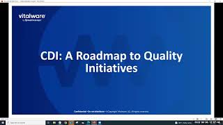 CDI: A Roadmap to Quality Initiatives