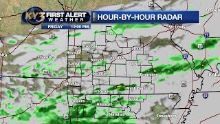 Showers and colder air