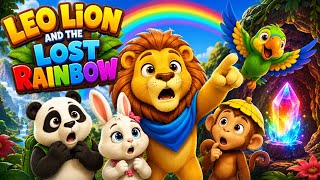 🦁 Leo Lion and the Lost Rainbow 🌈 | Magical Animal Adventure | Kids Cartoon