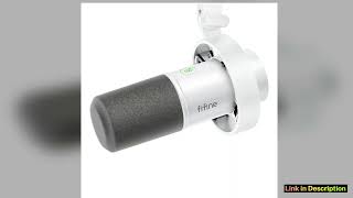 FIFINE Recording XLR Dynamic Microphone with Realtime MonitoringUSB Streaming Mic with Gain