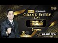 1 day train the trainer program  grand entry  at pune  mr sudarshan sabat trainthetrainer