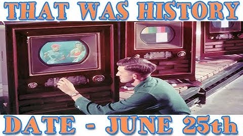 Today In History: A First In Color Television