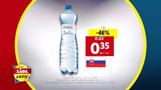 🐔 Kuracie prsné rezne, voda Rajec a 🍻 Staropramen Smíchov za SUPER LIDL CENY | Lidl | od 29. 7. 2021