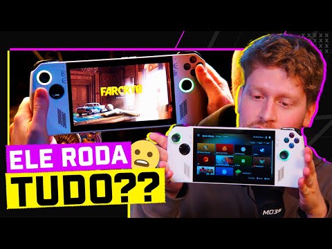 ROG ALLY testado EXCLUSIVO EM PRIMEIRA MÃO no FLOW GAMES!!