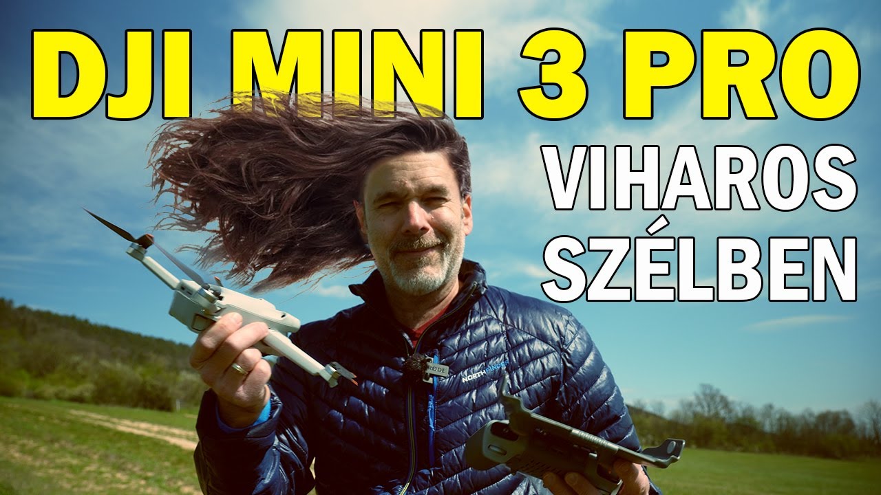 DJI Mini 3 Pro viharos szélben