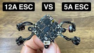 PROOF of 12A ESC`s for those who need it.. | 12A vs 5A ESC Comparison | Tiny Whoop ESC TEST | FPV
