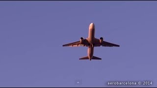 UTair Aviation 767-300 NEAR MISS? GO AROUND at Barcelona-El Prat || Full HD