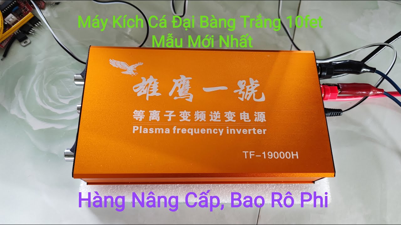 Máy Kích Cá Đại Bàng Trắng 10fet | Bản Nâng Cấp | Bao Rô Phi