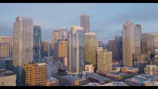 City Skyline Aerial | Seattle, Washington | 4K