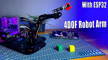 ACEBOTT ESP32-Powered Robotic Arm with Joystick, App & Web Control #robotarm #robotics