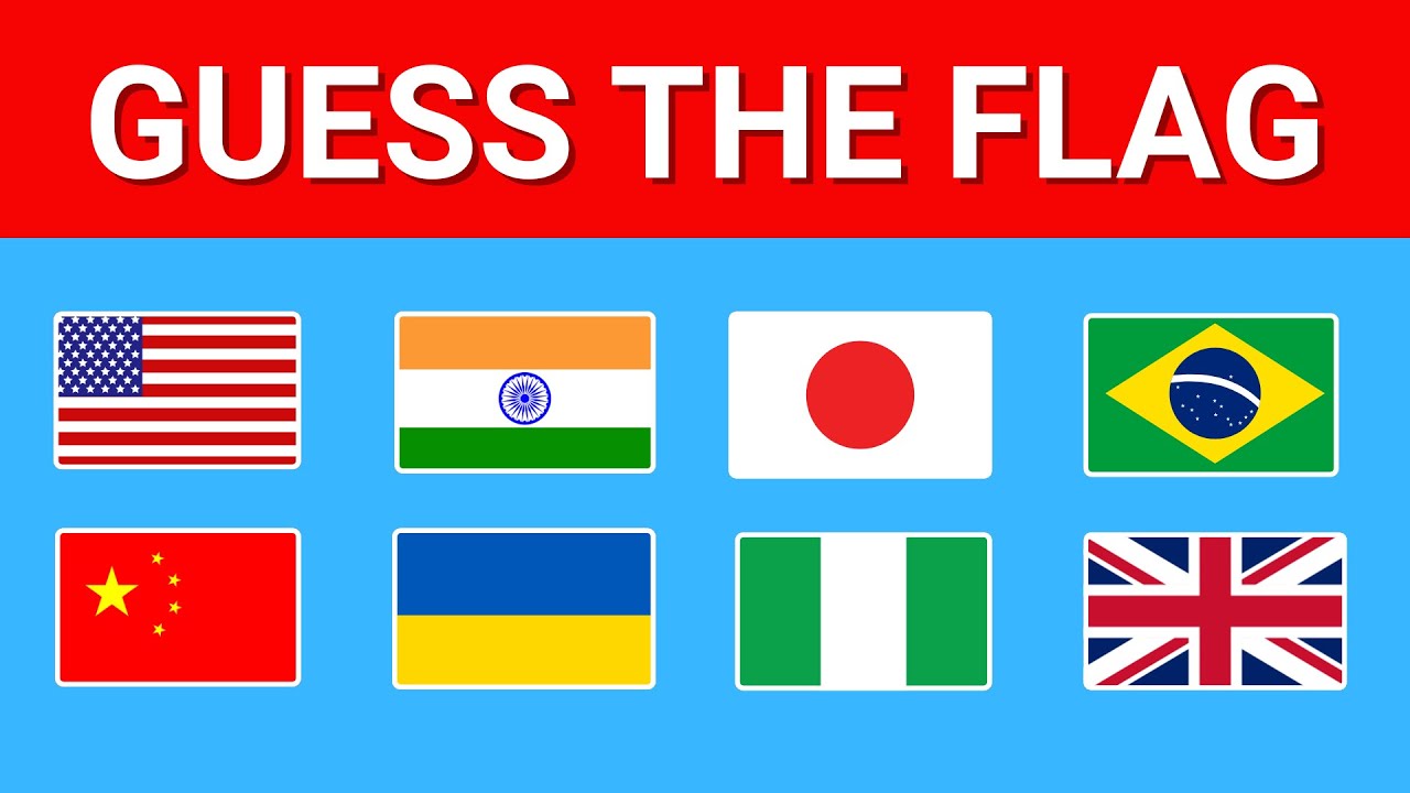 Guess The Country By The Flag Quiz | Easy, Medium and Hard Flags
