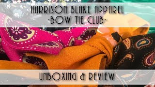 my1928 - Harrison Blake Apparel Bow Tie Club Unboxing & Review