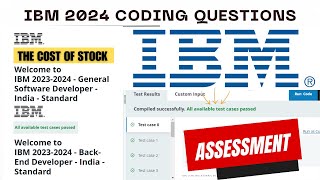 IBM Software & Backend Developer Coding Assessment 2024 | HackerRank