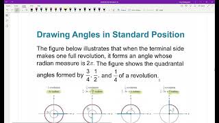 4 1 Angles and Radian Measure