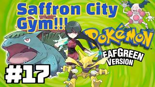 Sabrina Gym Battle Saffron City!!! - Pokémon LeafGreen Version Gameplay Walkthrough - Part 17