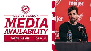 Dylan Larkin 2023-24 Detroit Red Wings End of Season Media