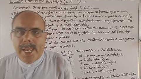 NCERT CLASS 6 MATHS || CHAPTER 2 | RELATION AMONG MEMBERS | L.C.M.