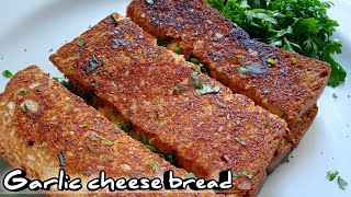 Garlic Cheese Bread Without Oven Easy And Quick Snack Sujathas Kitchen
