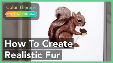 Coloring Tutorial: How to Create Realistic Fur with Color Therapy App
