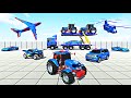 Polizei Traktor Transport und Transport Simulator Spiel 🚜🎮 Grand Police Transport Tractor