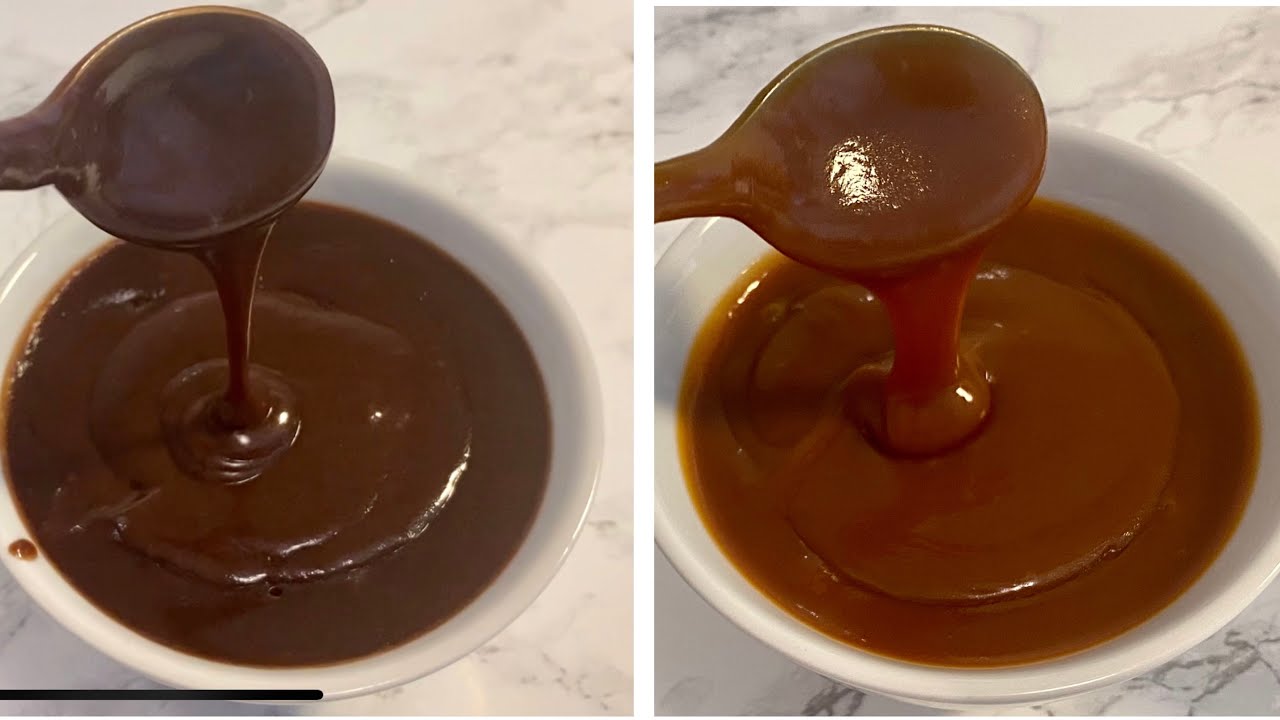 ئامادەکردنی سۆسی کەرەمێل وە سۆسی شوکولاتە بەئاسانترین رێگا