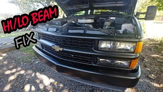 88-98 Chevy truck (GMT400) HI beam/LO beam headlight MOD