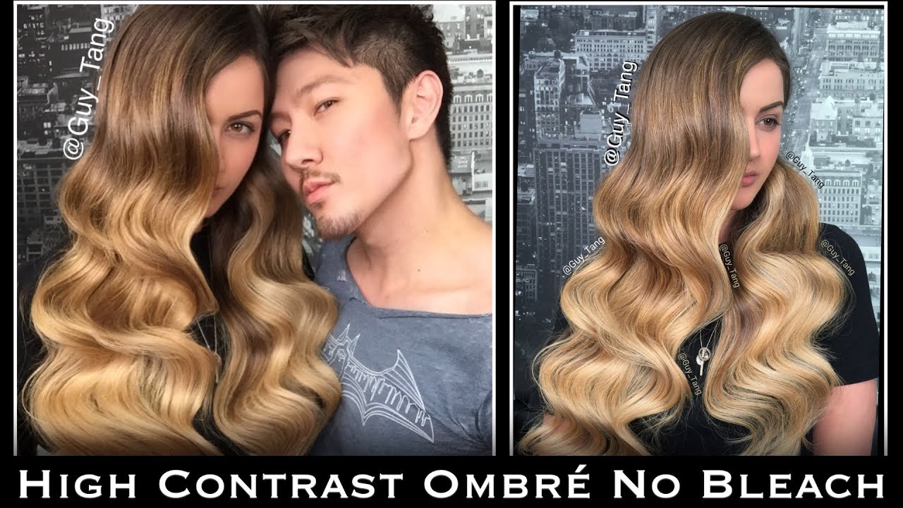 ⁣High Contrast Ombré No Bleach