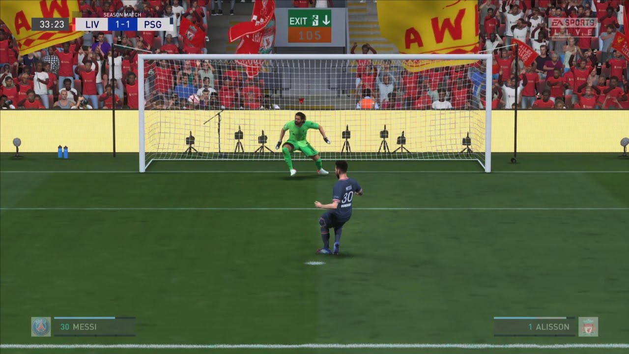 FIFA 22 PS5 - Messi dreadful penalty miss