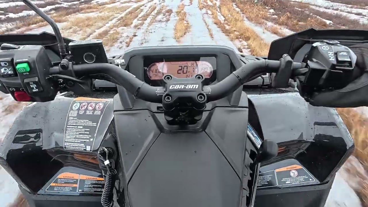 2026 Can  Am Outlander 1000r Backcountry 6x6 Winter Ride
