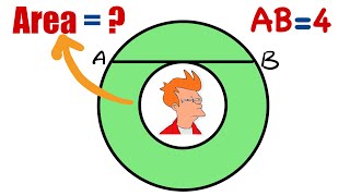 Can You Find The Area Between Two Circles?