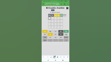 Wordle with paired-up letters! (Double-dabble puzzle for 28 June 24) #speedsolving #wordle #puzzle