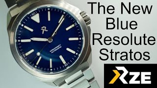 New Blue Enamel Dial Resolute Stratos From Rze