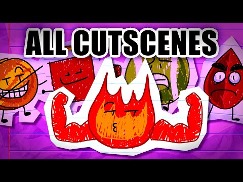 ALL CUTSCENES - One Night at Firey's: AGAIN
