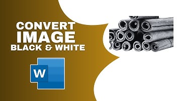 How to Convert Image Into Black and White Color  in Microsoft Word