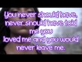 Never Should Have - Ashanti (Lyrics)