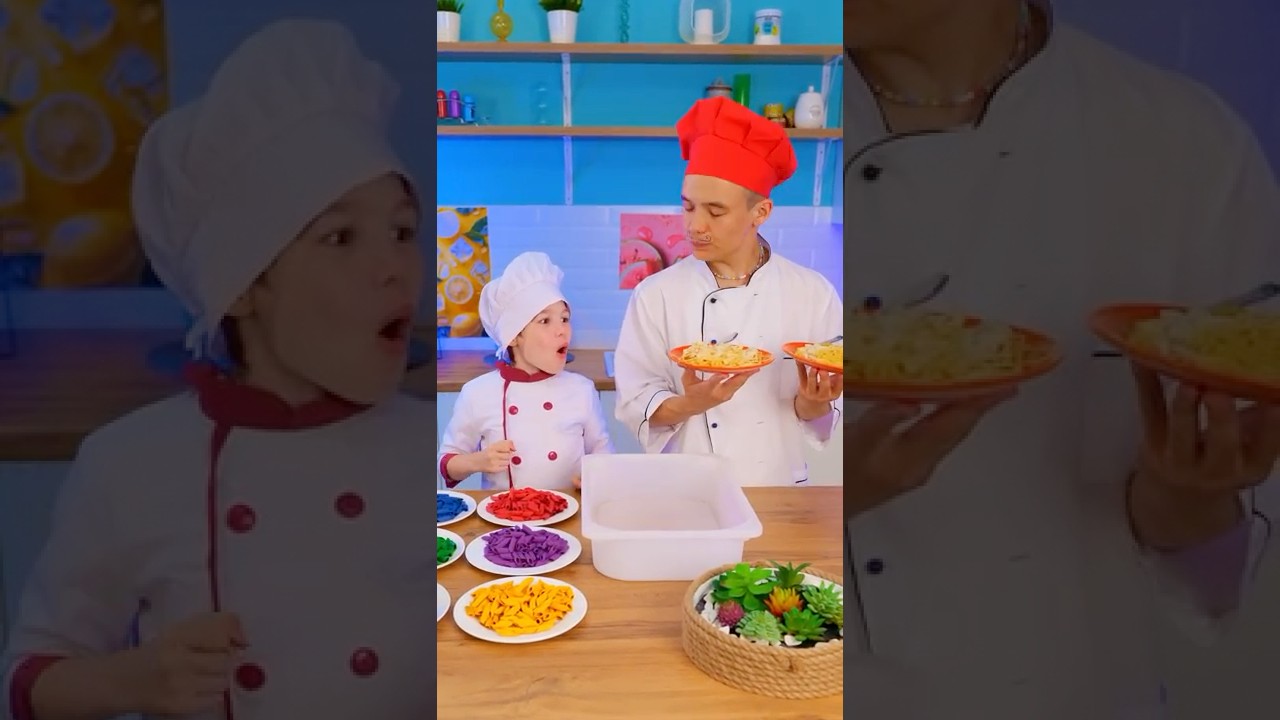 👩‍🍳COOK WITH KIDS? Try this FUN IDEA! 😍 #shorts #kids 썸네일
