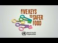 5 keys to food safety by who  arsenals 