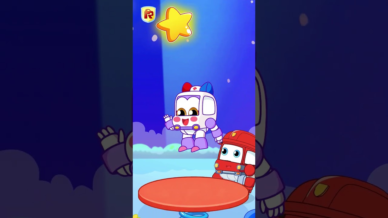 Opposite Song |  Jumping Higher Challenge | Nursery Rhymes | RoboSquad Kids Song #shorts