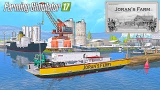 Harvesting Oat and Ferry Service - Farming Simulator 2017 Mods - JORAN'S FARM FS17 Map screenshot 5