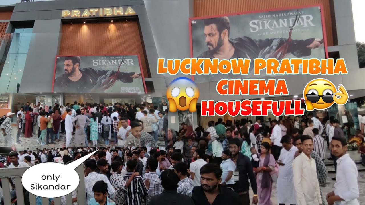 Sikandar Public Crazy Lucknow Pratibha cinema Housefull | Sikandar Public Review Day 3 Salman khan