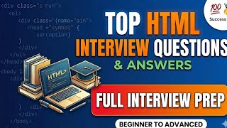 👉 Top HTML Interview Questions &amp; Answers | Beginner to Advanced (Urdu/Hindi) 💯